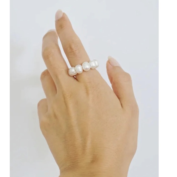 Anita Berisha “She is Kind” 5mm Freshwater Pearl Ring - Picture 1 of 4